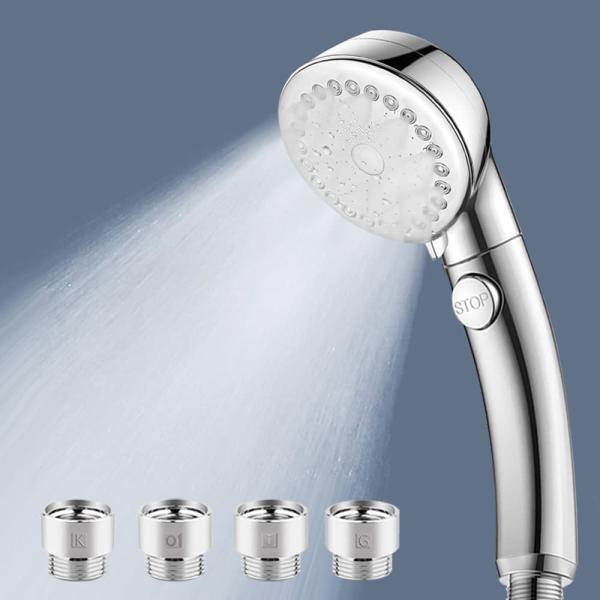 シャワーヘッド ミスト マイクロナノバブル 手元スイッチ 節水 増圧