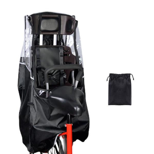 【商品内容】：子供乗せ自転車レインカバー【収納袋サイズ】：(約)37cm×26cm 【重量】：(約)420g【材質】：ポリエステル/PVC※仕様は改善の為に予告なく変更する場合があります。