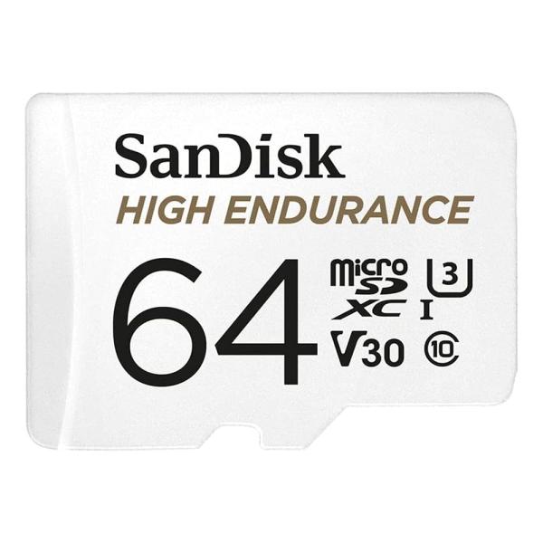 国内流通品  SanDisk microSDカード 64GB 高耐久 High Endurance SDSQQNR-064G-GH3IA