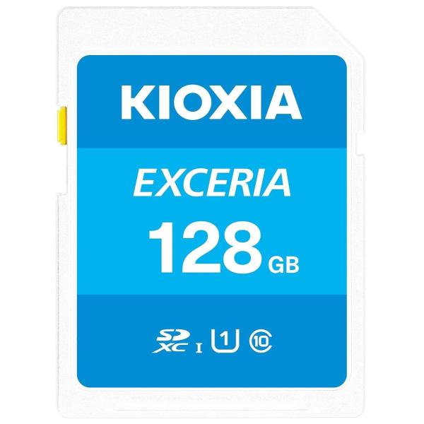 KIOXIA キオクシア SDカード EXCERIA SDXC UHS-I Class10 読出速度100MB/s 日本製 5年保証 128GB