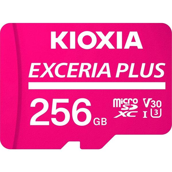 キオクシア microSD 256GB EXCERIA PLUS KLMPAE256G UHS-I U3 V30 Class10 最大読出100MB