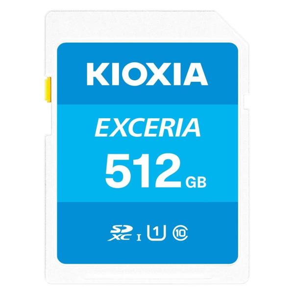 KIOXIA キオクシア SDカード EXCERIA SDXC UHS-I Class10 読出速度100MB/s 日本製 5年保証 512GB