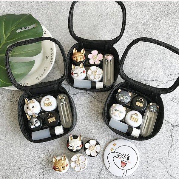 人気商品の お泊り 旅行 携帯 コンタクトケース 可愛い かわいい コンタクト持ち コンタクトケース おしゃれ ケータイ 運び収納ケース コンタクトレンズ ケア用品 Pafootballnews Com