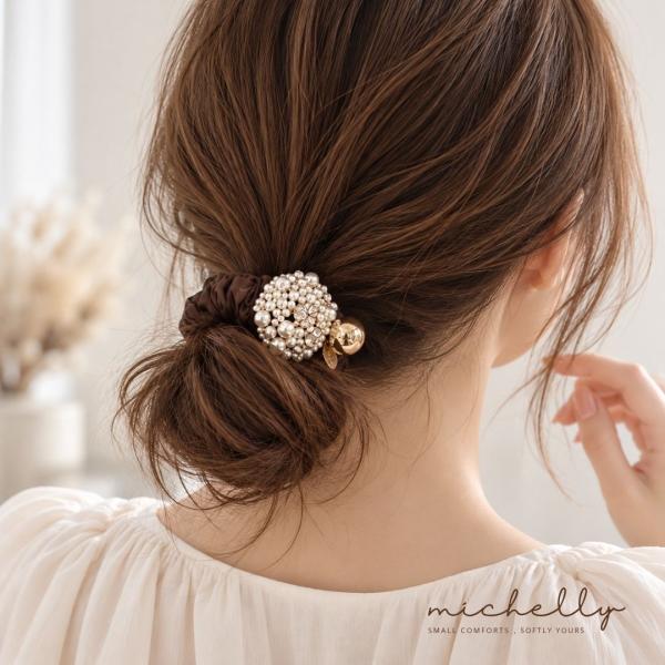 �V���V�� �p�[�� �r�W���[ �w�A�S�� ������ ���ꂢ�� ��l �w�A�A�N�Z�T���[ �u���b�N �u���E�� ��i ���i�摜3