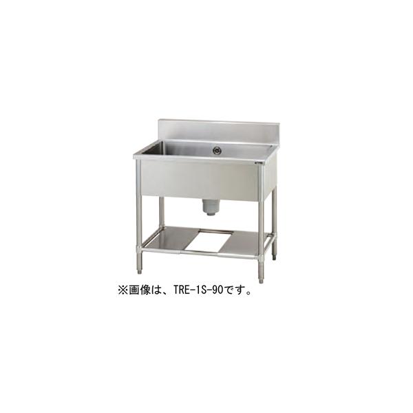 TRE-1S-120 タニコー ステンレス 一槽 1槽シンク 流し台 幅1200 奥600 高850 BG150 mm