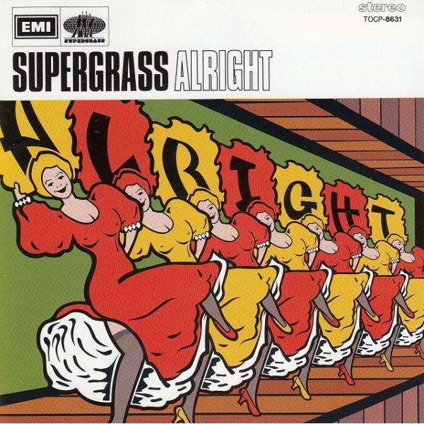 タイトル：　ALRIGHTアーティスト：　SUPERGRASS　スーパーグラス※中古品ですので、歌詞カードの色褪せ・折れ・汚れなどがある場合がございます