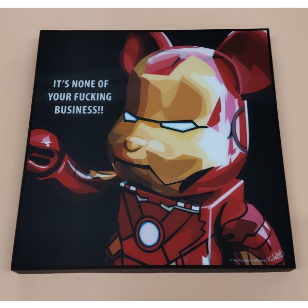 【かず・新品 No 363】ポップアートパネル ベアブリック アイアンマン Amazon.co.jp: ベアブリック アイアンマン IRONMAN マーヴェル