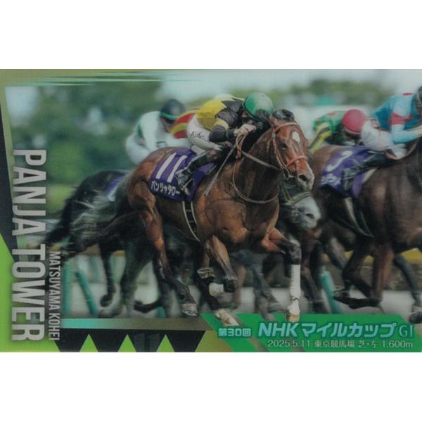 ツインウエハース サラブレッドホースコレクション 第４Ｒ No.4-026 パンジャタワー/松山弘平 ノーマル 中古 トレカ 美品