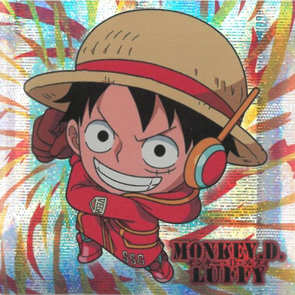 ワンピース にふぉるめーしょん log12 モンキーDルフィ パラレル 表裏 にふぉるめーしょん ワンピース 大海賊シールウエハース LOG.12