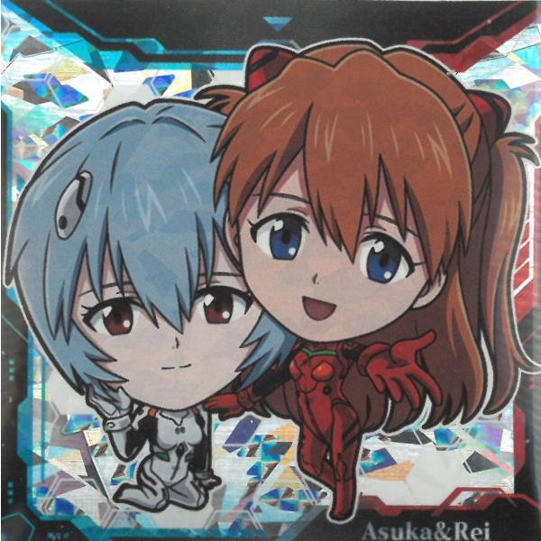 新世紀エヴァンゲリオン アスカ エヴァンゲリオン サイン 2 カード エヴァンゲリオン ウエハース カード SP-02 アスカ 綾波レイ 碇