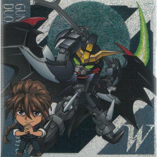 にふぉるめーしょん 機動戦士ガンダム シールウエハース Vol.6 決別の鬨 MG6-16 ガンダムデスサイズヘル（EW）＆デュオ・マックスウェル SR スーパーレア