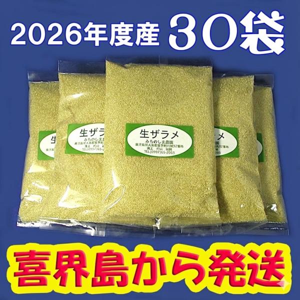 [Release date: October 17, 2019]2026年度産新糖の生ザラメ（粗糖）です「さとうきび」から最初に作られるお砂糖まだ、ミネラルもたくさん残っている 砂糖このお砂糖から三温糖や他の精製糖ができますこの製品は喜界島...