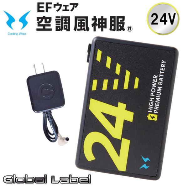 空調風神服 24Vバッテリーセット RD9580G グローバルレーベル サンエス 