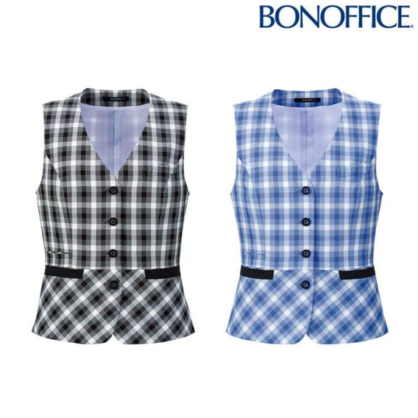 事務服 制服 BONOFFICE ボンオフィス ボンマックス ベスト AV1839 S321シリーズ ボンマックス（BONMAX） 事務服 制服 BONOFFICE ボンオフィス ベスト
