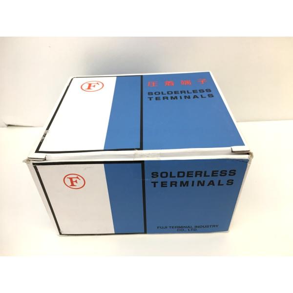 『大特価セール!!』未開封品 冨士端子工業 RD200-12 裸端子 銅線用裸圧着用端子 10個入り ※外箱ダメージ有『送料無料 ※沖縄県・離島配送不可』
