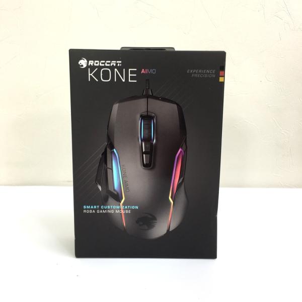 未開封品 ROCCAT ロキャット Kone AIMO ROC-11-820-BK ゲーミングマウス パソコン周辺機器 ※外箱ダメージ有『送料無料 ※沖縄県・離島配送不可』