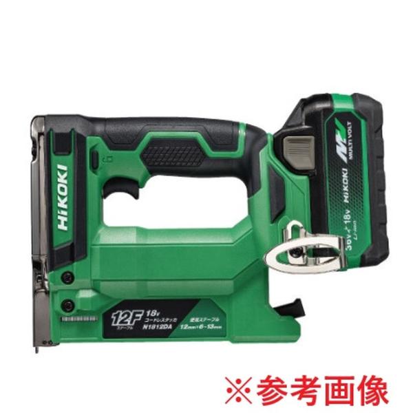 未使用品 HiKOKI ハイコーキ N1812DA 18V コードレスタッカ ステープル幅12mm 蓄電池・充電器・ケース付 電動工具『送料無料 ※沖縄県・離島配送不可』