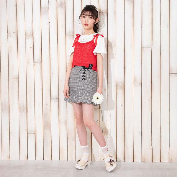 子供服 アルジー クロシェキャミ Tセットワンピース Algy キッズ 女の子 子ども ジュニア ニコプチ6月号掲載 21夏 G ミッキーキッズ 通販 Yahoo ショッピング