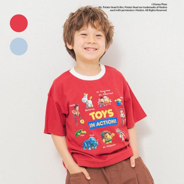 ヴィンテージ 古着　キッズ トイ・ストーリー Tシャツ 赤 BREEZE（ブリーズ） 子供服 ディズニー キャラクタートイストーリー
