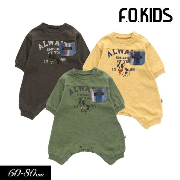 F.O.U ベビー服 F.O.KIDS エフオーキッズ デニム ポケットプリント 