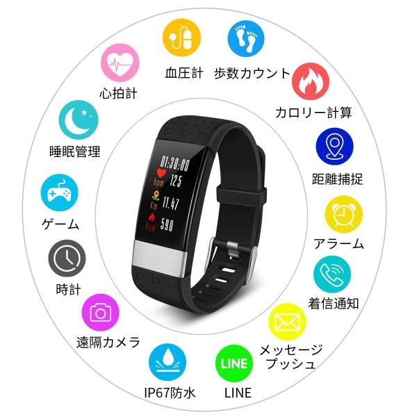 Ribitek スマートブレスレット スマートウォッチ 最新版 ゲーム機能付き 万歩計 血圧計 心拍計 活動量計 睡眠検測 アラーム Ip6 Buyee Buyee Japanese Proxy Service Buy From Japan Bot Online