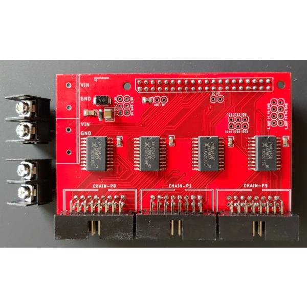 ラズベリー☆プロフィールご必読です。 DDS MATRIX 2個セット ラズベリーパイ用 RGB LEDマトリックスパネルアダプタV2 : マイクロ