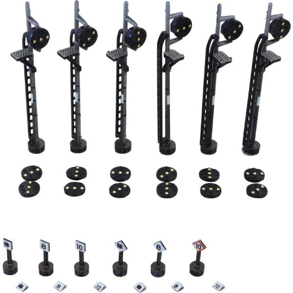 着色済み 中継信号機セット 【グリーンマックス・2594G】