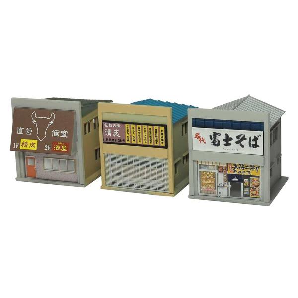 着色済み 商店 麺街道シリーズ／富士そば 【グリーンマックス・2654G】