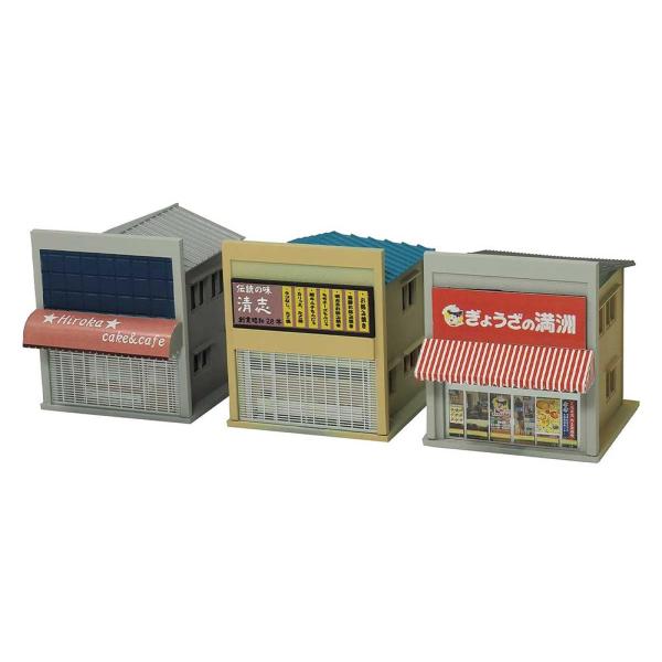 着色済み 商店 麺街道シリーズ／ぎょうざの満洲 【グリーンマックス・2655G】