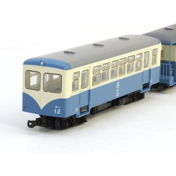 鉄道　猫屋線　キハ12・ホハ2形新塗装/キハ185（新塗装）・ホワ7 2両セット 鉄道コレクション ナローゲージ80 猫屋線 キハ12・ホハ2形新塗装