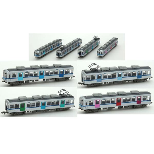 鉄道コレクション 北総7150形 N化済み 鉄道コレクション 北総開発鉄道7150形カラードア車 4両セットB