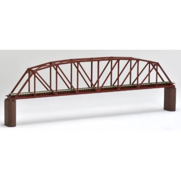 単線曲弦トラス鉄橋S420（F）（赤） 【TOMIX・3278】