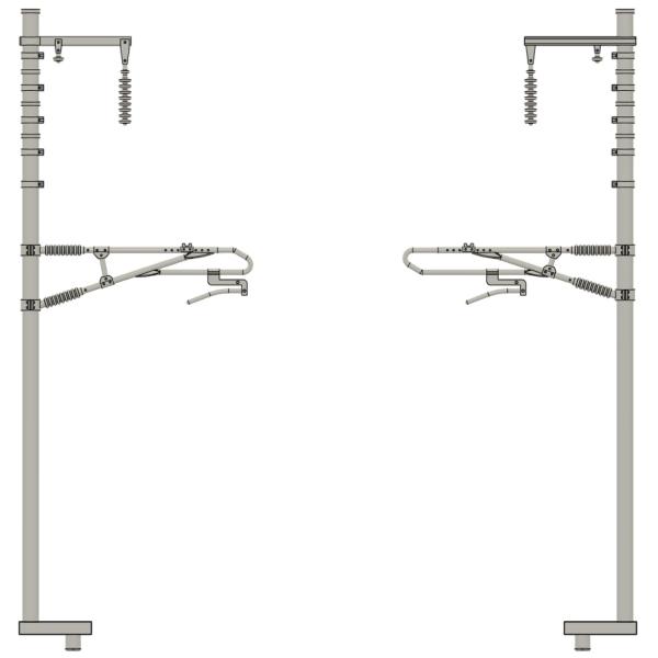 単線架線柱・新幹線型（24本セット） 【TOMIX・3280】