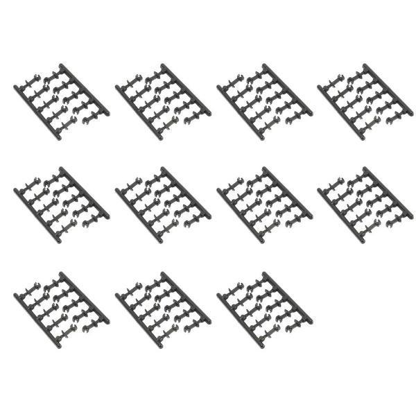 ナックルカプラー 徳用パック(中 黒/110個入り) 【グリーンマックス・8900】