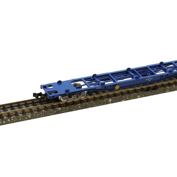 JR コキ102・103形貨車（新塗装・コンテナなし）セット （4両） 【TOMIX・98071】