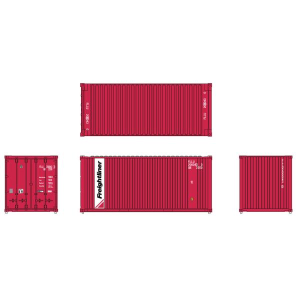 20ft�R���e�i�iFreightliner) 1�� �y�g�����E�F�C�EC-Rail-N20f-FL�z