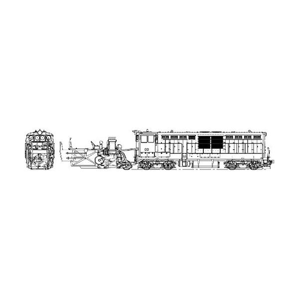 国鉄DD14（M付）＋側方投雪型前頭車 【トラムウェイ・TW-DD14-SM