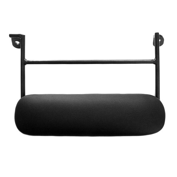 助手席用 フットレスト 200系 ハイエース ブラック 黒 クッション付き