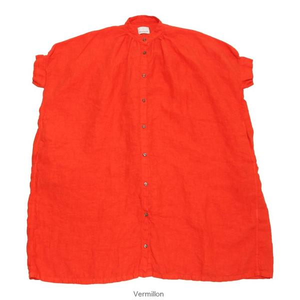 Honnete オネット ハーフスリーブノーカラーワンピース H Slv Op Op5 Collar 特売 No Ho ss