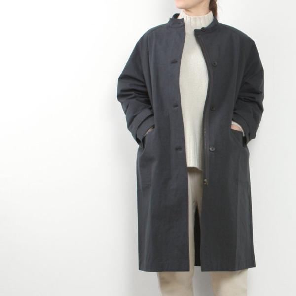 evam eva（エヴァムエヴァ） cotton henp raglan coat E261T035