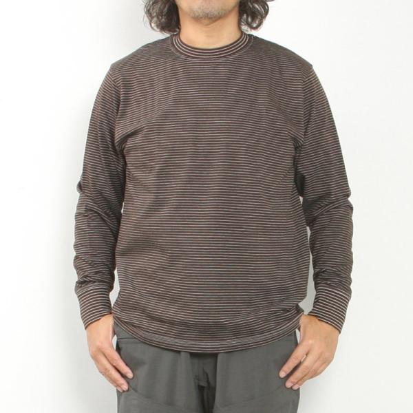 yonetomi ヨネトミ NEW BASIC GARMENT DYED BORDER LONG SLEEVE 95-264-012