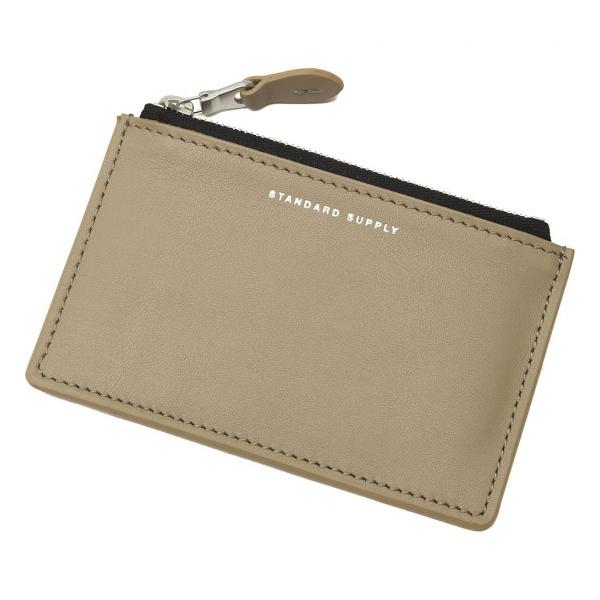 STANDARD SUPPLY スタンダードサプライ ZIP TOP CARD CASE　SMALL STANDARD SUPPLY（スタンダードサプライ） ZIP TOP CARD CASE SMALL