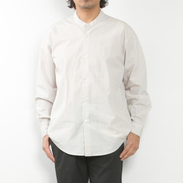LAMOND.（ラモンド） LAMOND SOFT COTTON BAND COLLAR SHIRTS LM-S-094