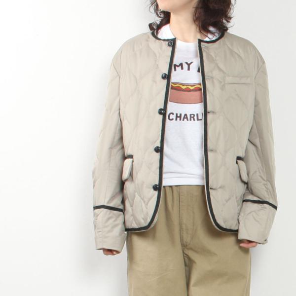 OLDMANS TAILOR オールドマンズ テーラー QUILING NOCOLLAR JKT OMT
