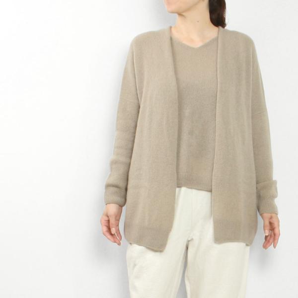 evam eva（エヴァムエヴァ） cashmere cardigan E253K045 : MIDLAND