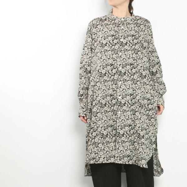 R&D.M.Co- アールアンドディーエムコー WILD BERRY STAND COLLAR LONG SHIRT NO.7759 R&D.M.Co OLDMAN'S TAILOR R&D.M.Co- アールアンドディーエムコー WILD