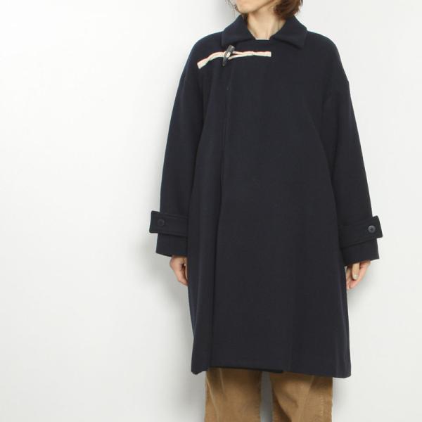 [美品]GRANDMA MAMA DAUGHTER コクーンフーディコート GRANDMA MAMA DAUGHTER（グランマママドーター） メルトン トグル