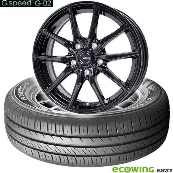 エコウィング クムホ ecowing ES31〈195/60R16 89H 〉& G・Speed G-02 