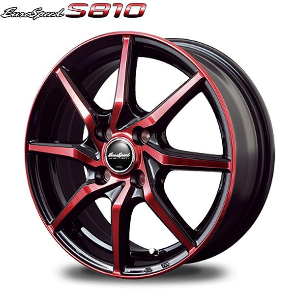 �A���~�z�C�[���bEuroSpeed S810�b14×4.5 +45 100 4H�q4���r�b���[���X�s�[�h S810�qBKP/RC�r