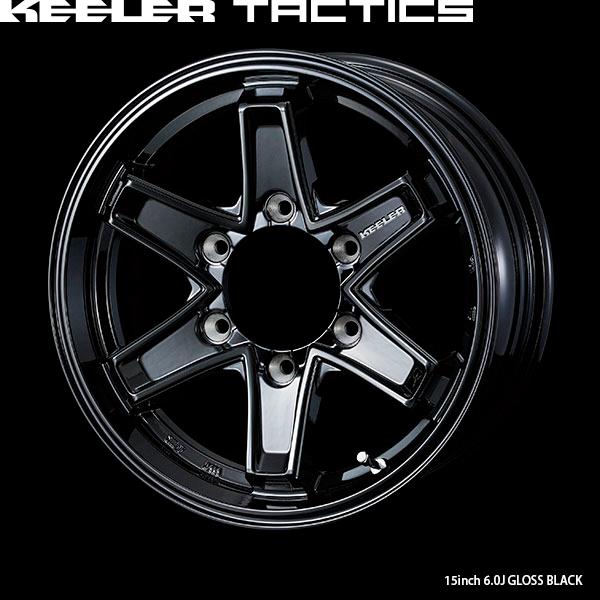 アルミホイール｜KEELER TACTICS｜16インチ×7.0〈GBK〉〈4枚〉｜サーフ